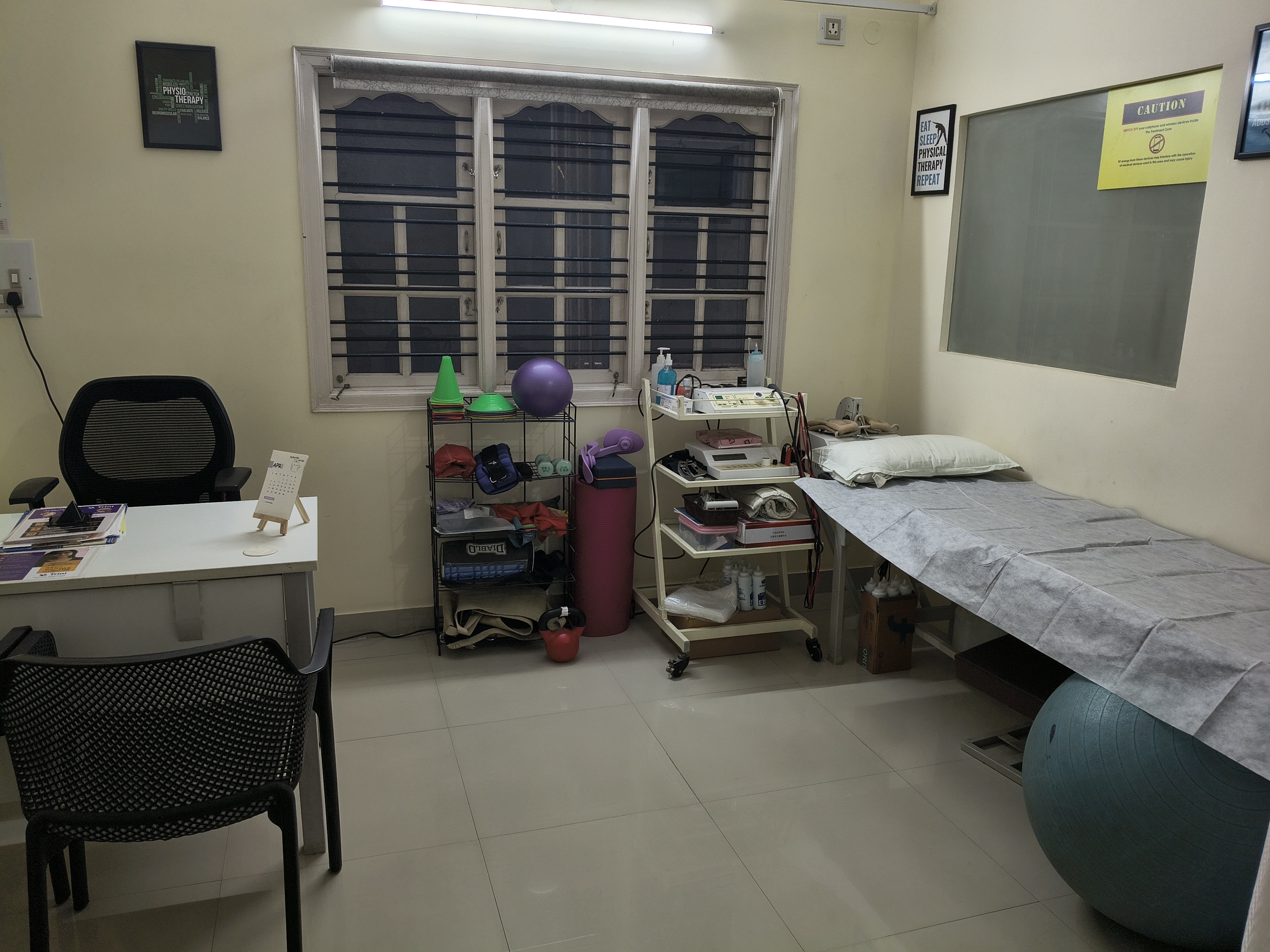 Physiotherapy treatment room at Trini Healthcare