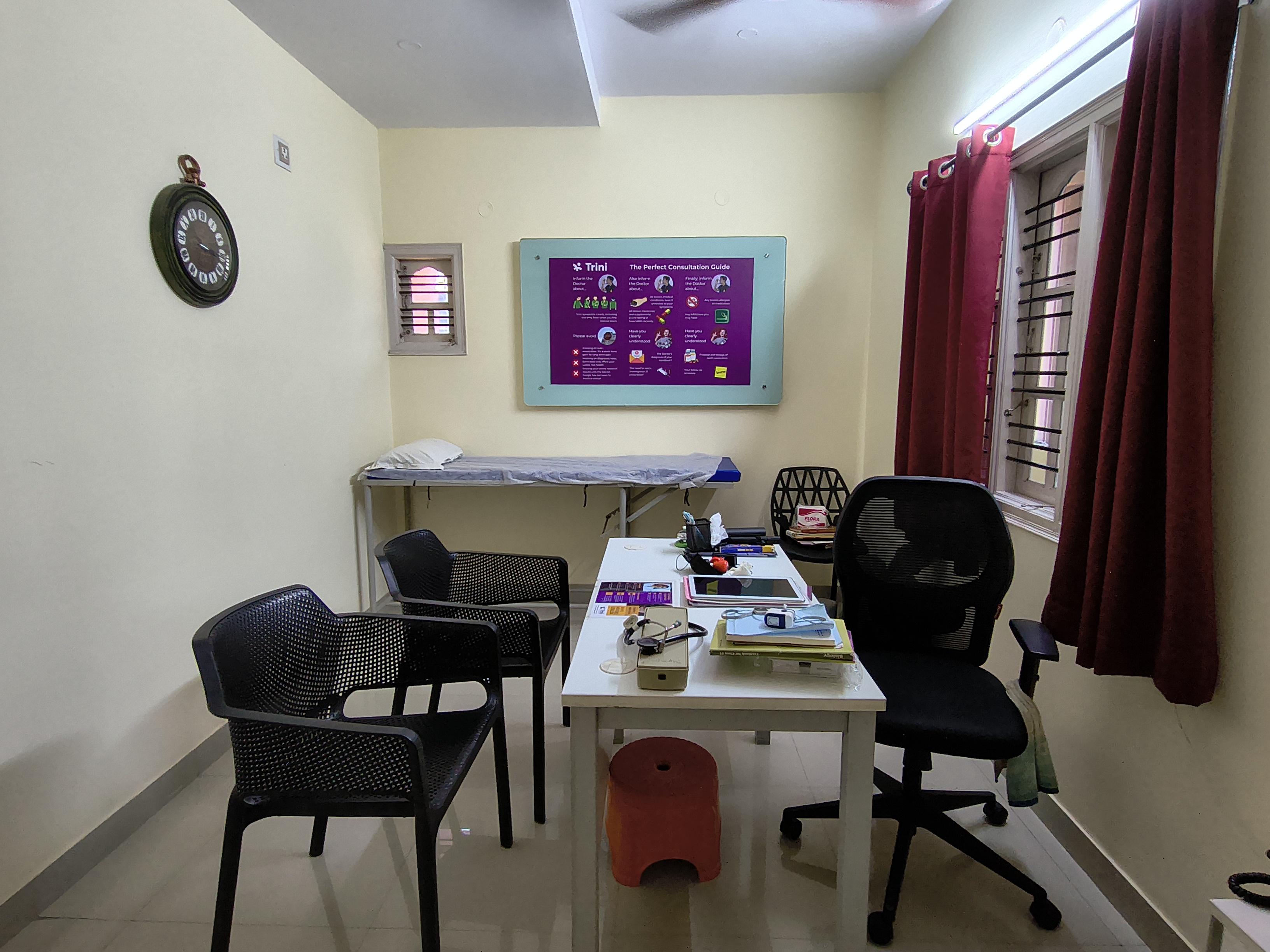 Consultation room at Trini Healthcare
